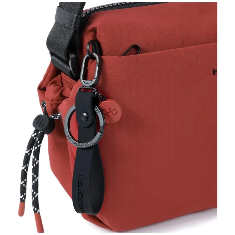 Hedgren Kosho Womens Medium Crossover Shoulder Bag Crossbody Dahlia Red